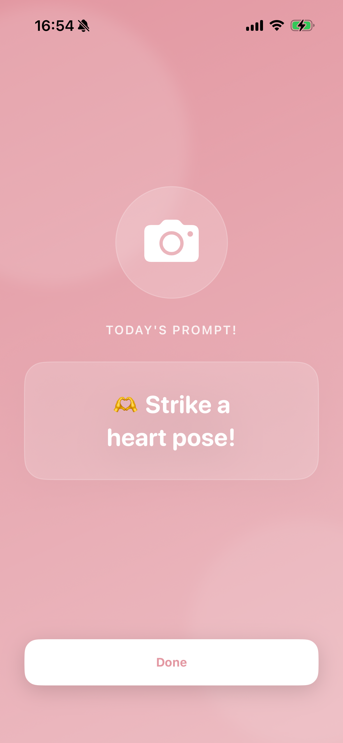CupVoteの毎日のお題画面
